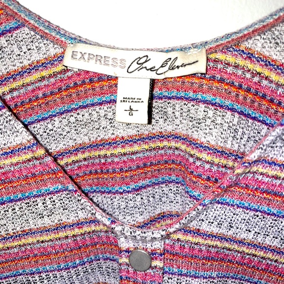 Express Stripe Bodysuit - Picture 2 of 6